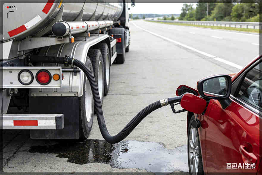 正安汽车救援送水案例